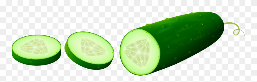 Cucumber Clipart Veg - Cucumber - Png Download