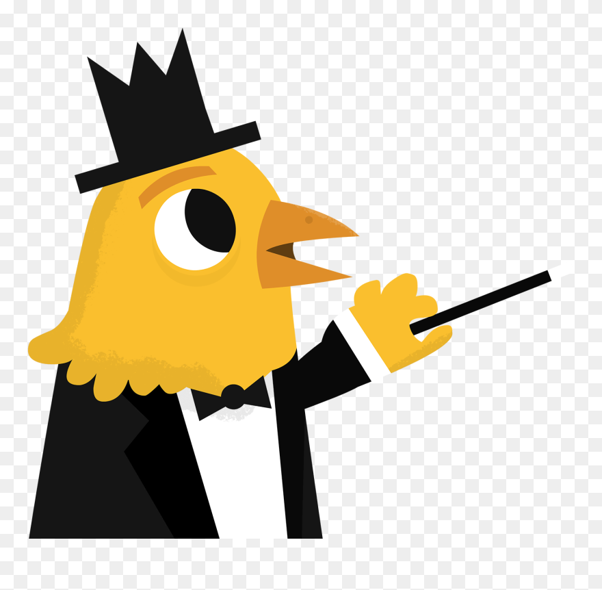 Chicken Magician Clipart