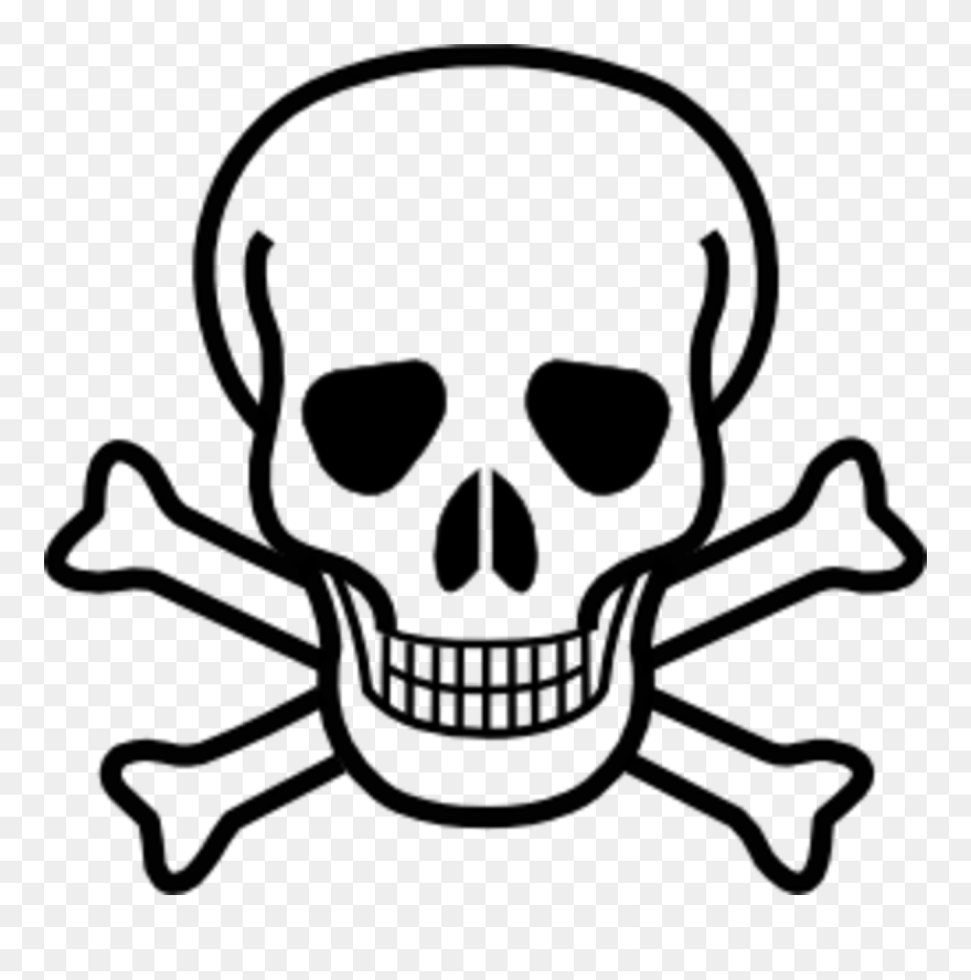 Clip Art Skull And Crossbones - Png Download