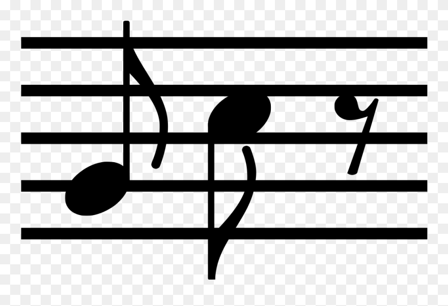 Eighth Notes And Rest - Eighth Note Clipart