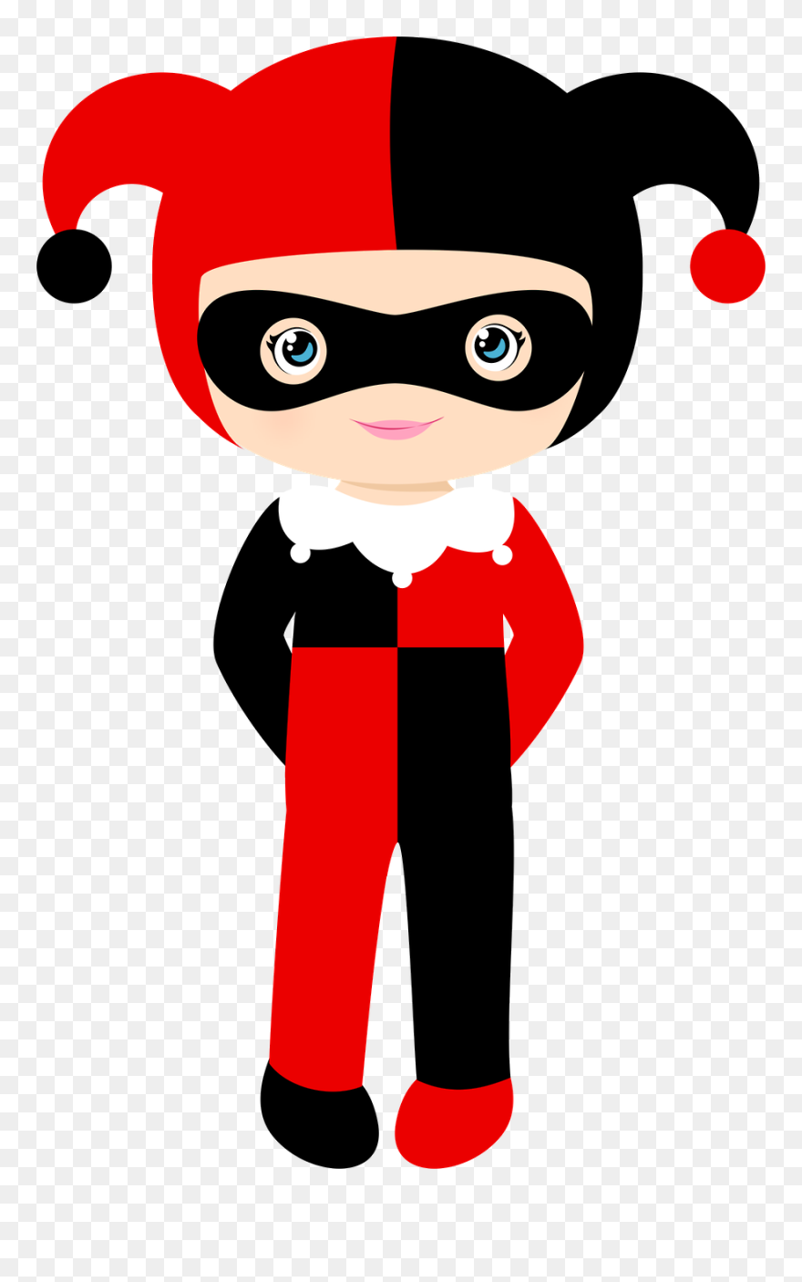 Harley Quinn - Cute Harley Quinn Clip Art - Png Download