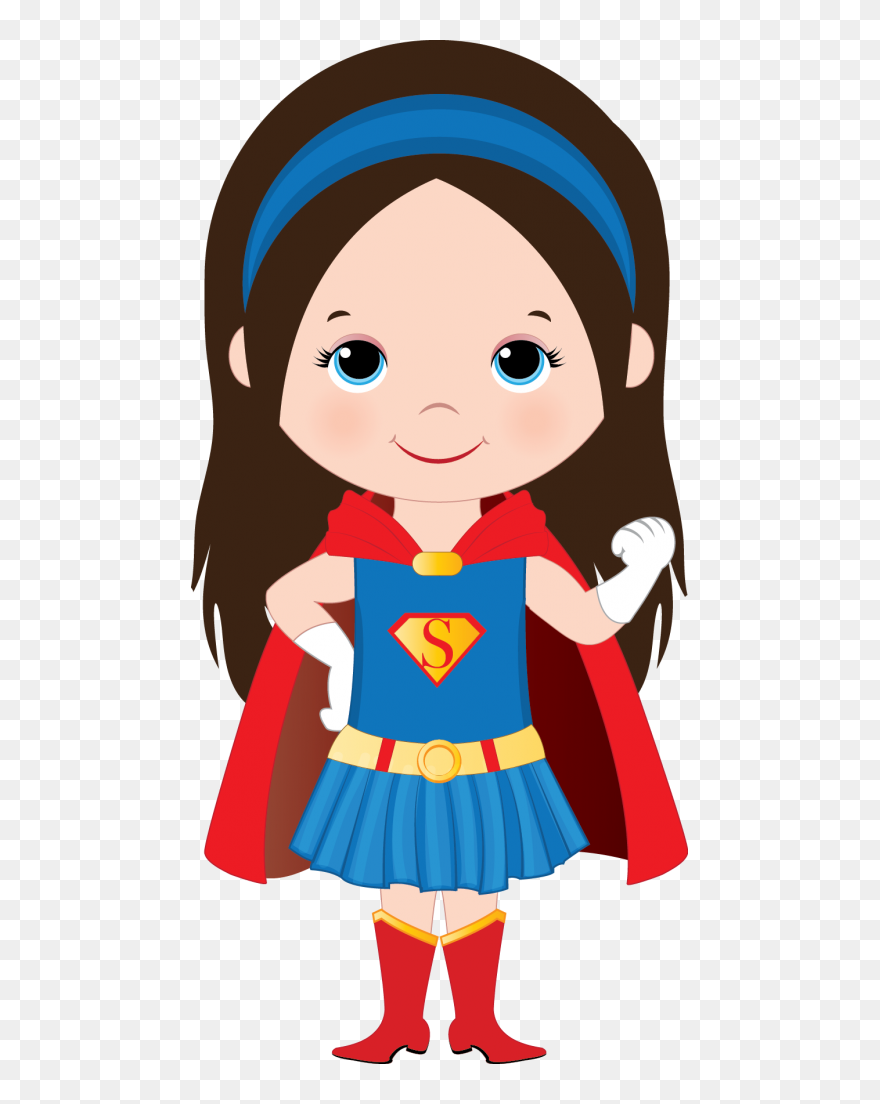 Baby Superhero Cardboard Cutouts Clipart