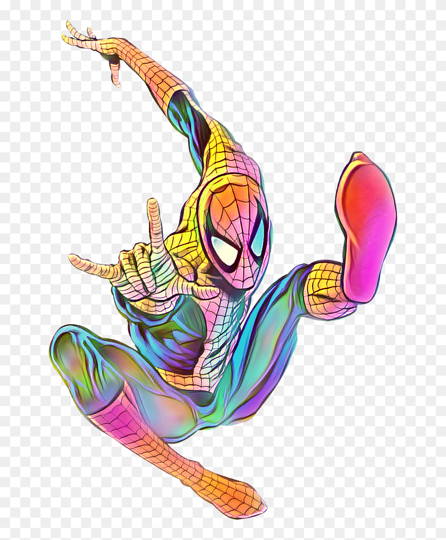 Spider Man Illustration Clipart
