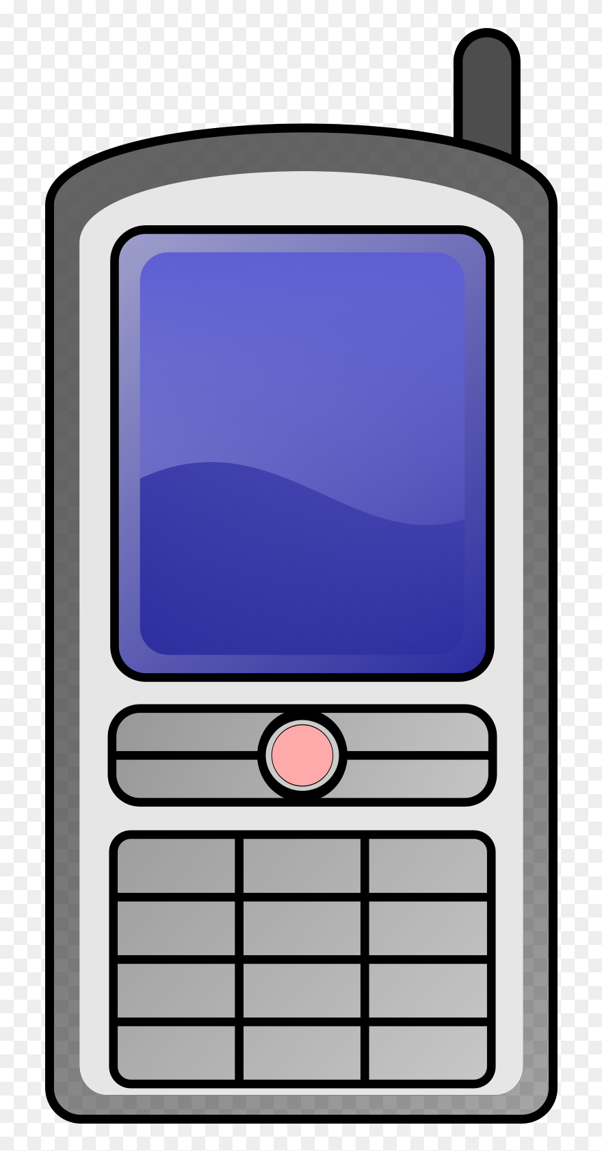 Cell Phone Clip Art - Png Download