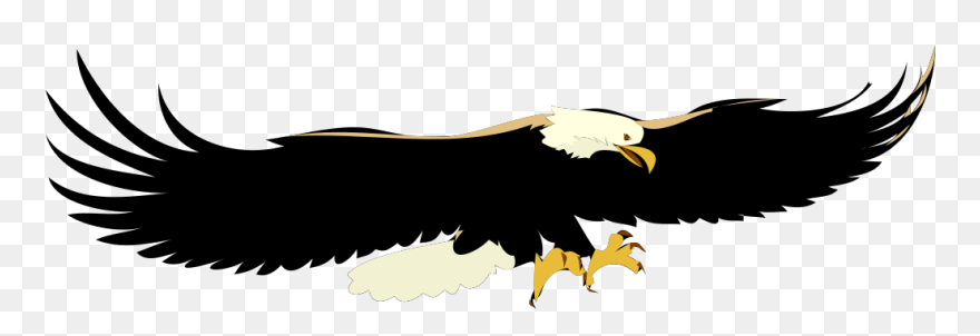 Black Eagle Svg Clip Arts - Soaring Eagle Clip Art - Png Download