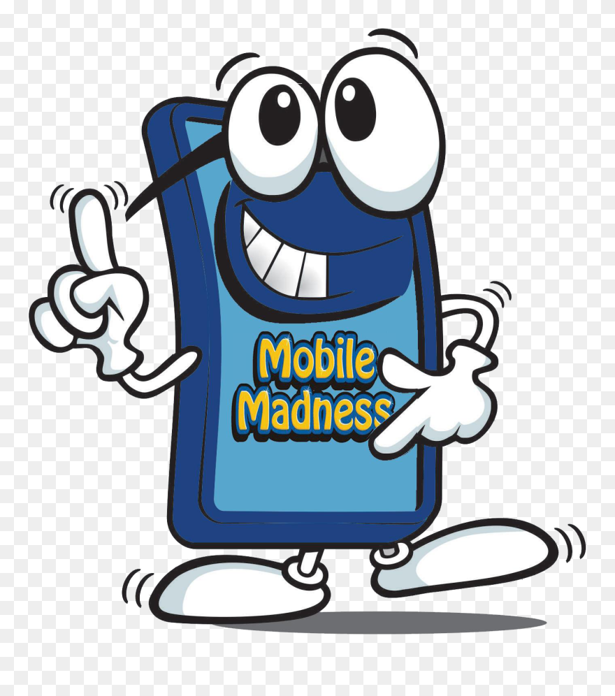 Mobile Madness Icon - Cell Phone Image Animated Clipart