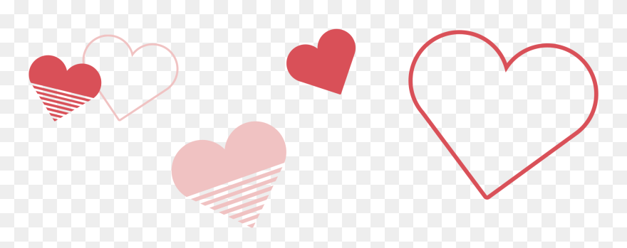 Valentine's Day Header Transparent Clipart