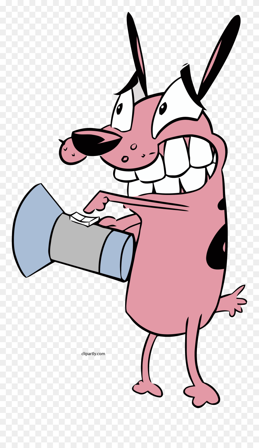 Transparent Courage Clipart - Courage The Cowardly Dog - Png Download