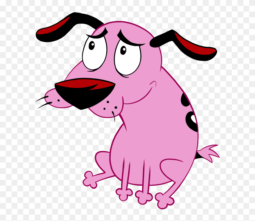 Transparent Courage The Cowardly Dog Clip Art - Dog Cartoons Tv Shows - Png Download