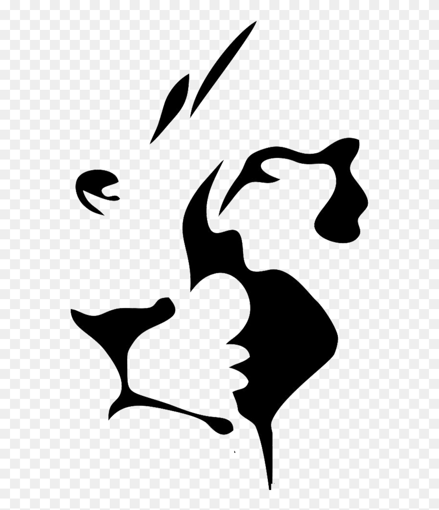 Aslan Silüeti Clipart