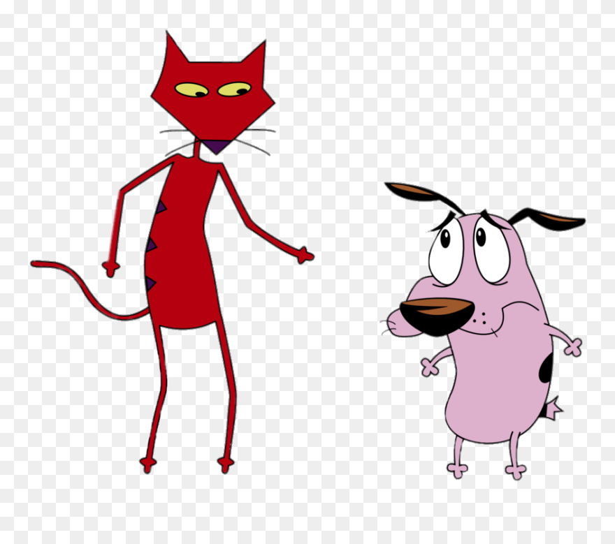 Courage The Cowardly Dog And Katz Clipart