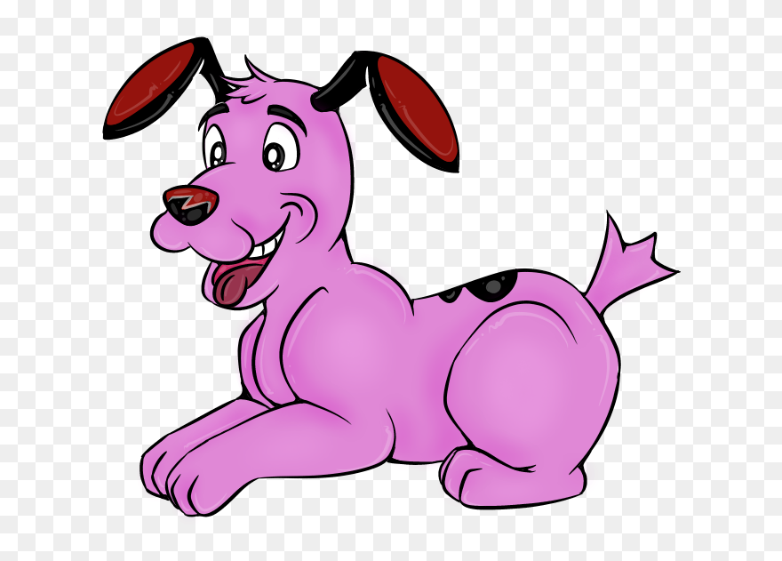 Courage The Cowardly Dog - Cartoon Clipart