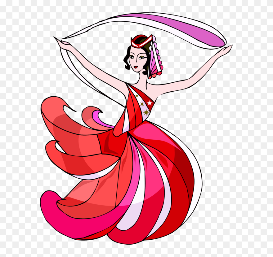 Pink,line Art,woman - Kina Gecesi Png Clipart