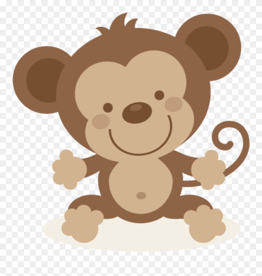 Cute Monkey Clipart Png, Png Download - Png Cute Monkey Clipart Transparent Png