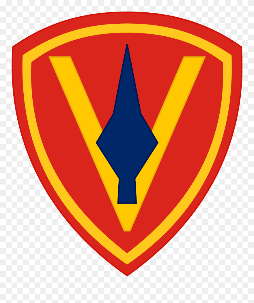 Usmc Svg Decor - 5th Marine Division Logo Clipart