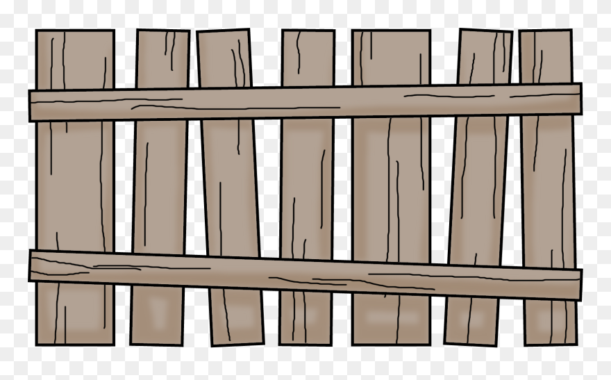 Index Of Images Scrappin - Wooden Fence Cartoon Png Clipart