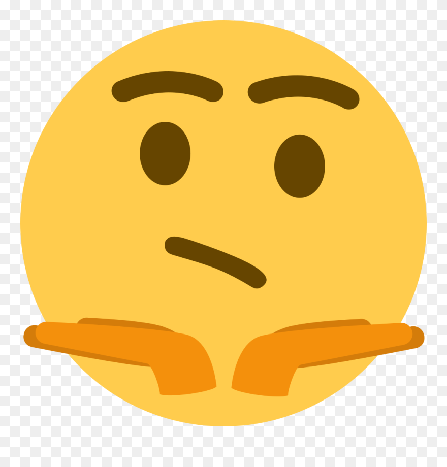Shrugging "src="data - Image/gif - - Discord Emojis Transparent Background Clipart