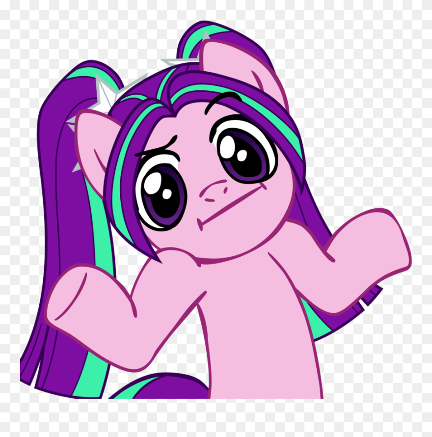 Aria Blaze Pony Shrug By Nano23823 - Pony Shrug Clipart