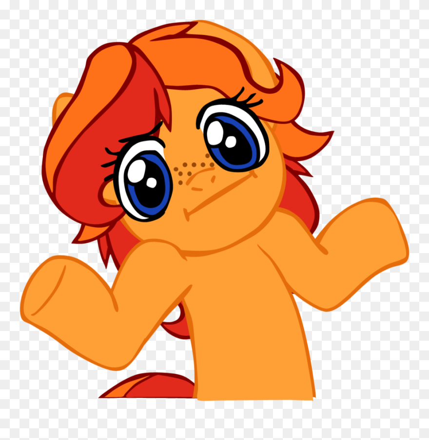 Transparent Pacman Clipart Gif - Pinkie Pie Shrugging - Png Download