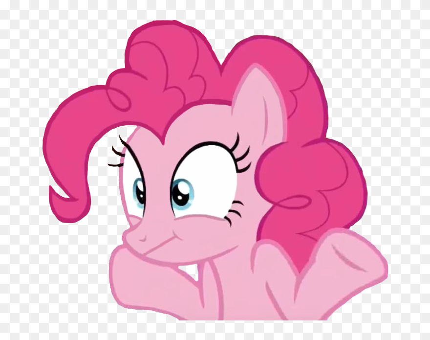 Transparent Shrugging Pinkie Pie [reupload With Improvements - My Little Pony Shrug Clipart