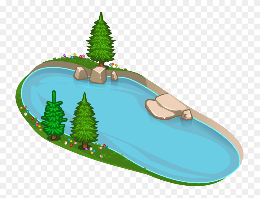 Transparent Background Lake Clip Art - Png Download