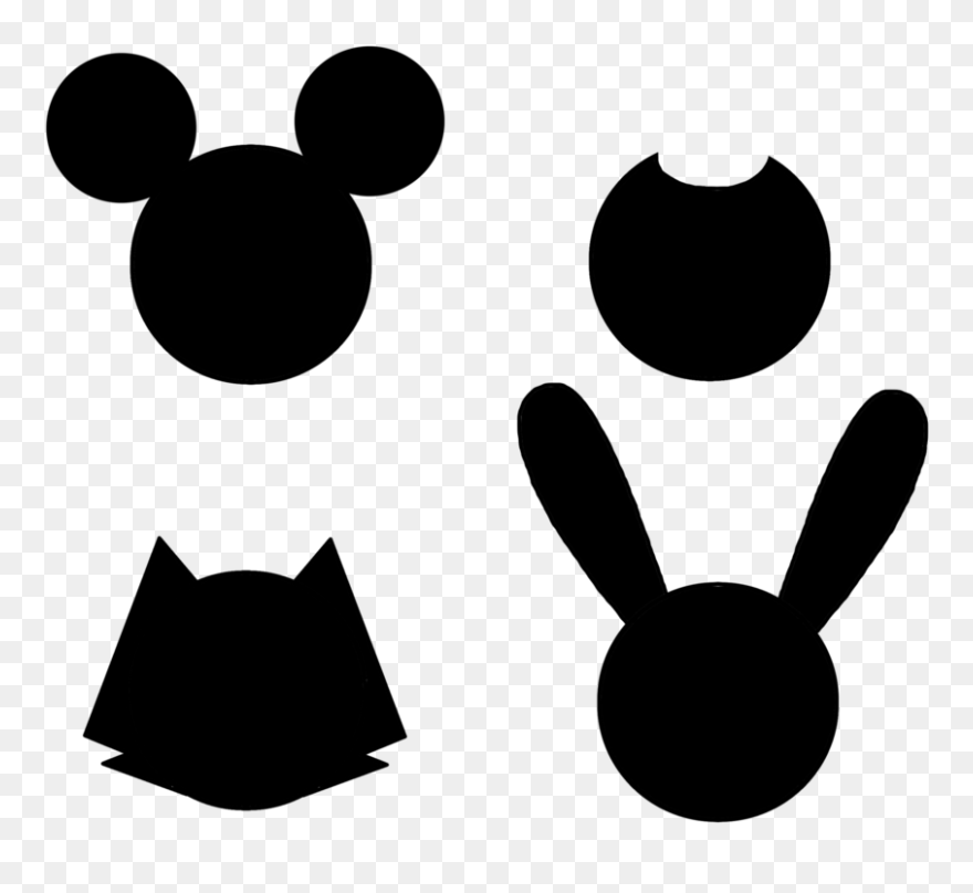 Mickey Oswald Felix Bendy Clipart