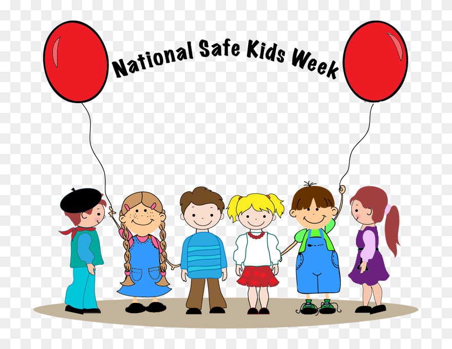 The National Clipart Image Library National Safe Kids - National Safe Kids Week 2018 - Png Download