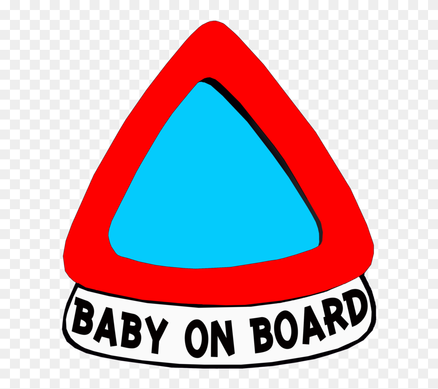 Ptn20 Personalised Baby On Board Baby In Car Safety Clipart