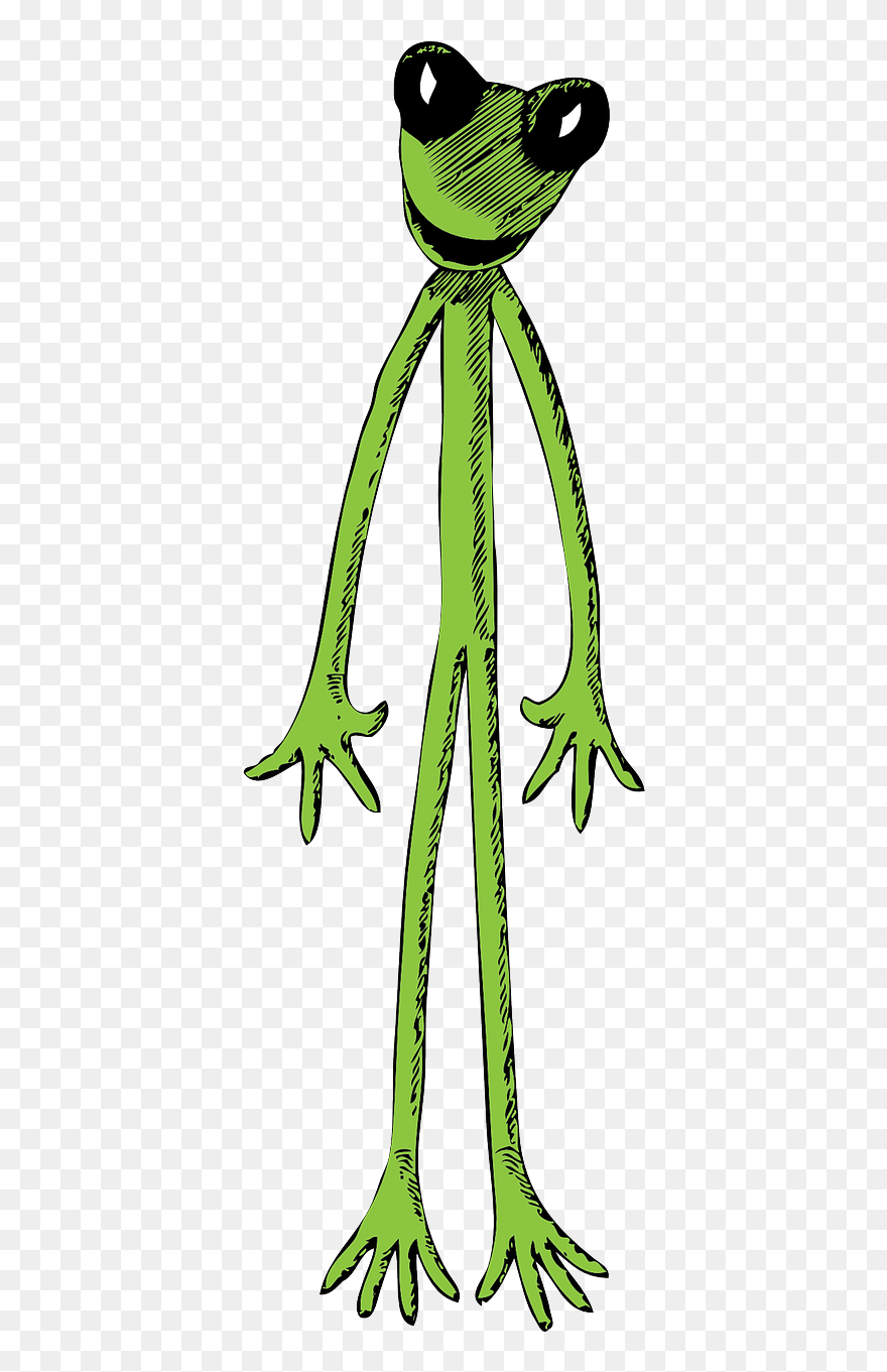 Skinny Frog Clipart