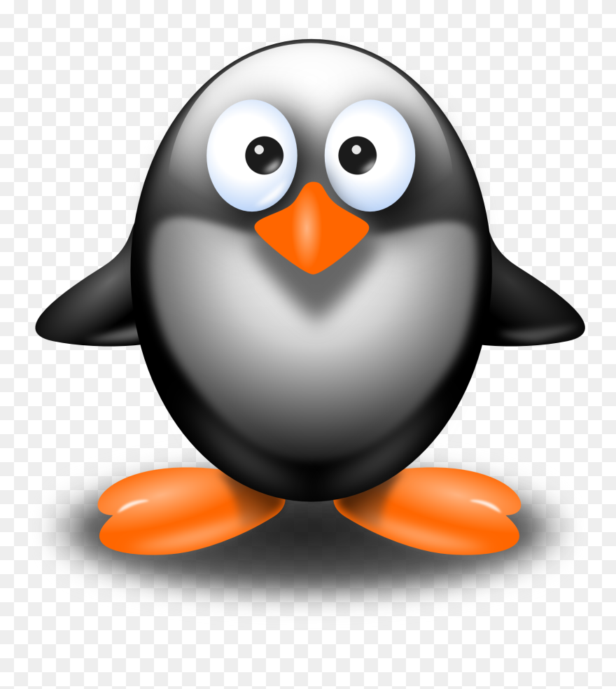 Penguin, Bird, Animal, Wildlife, Polar, Antarctica - Pingüino Cartoon Clipart