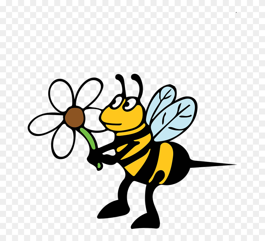 Hornet Clipart Flying - Bees - Png Download