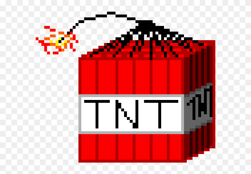 Transparent Tnt Clipart - Tnt Minecraft Clipart - Png Download