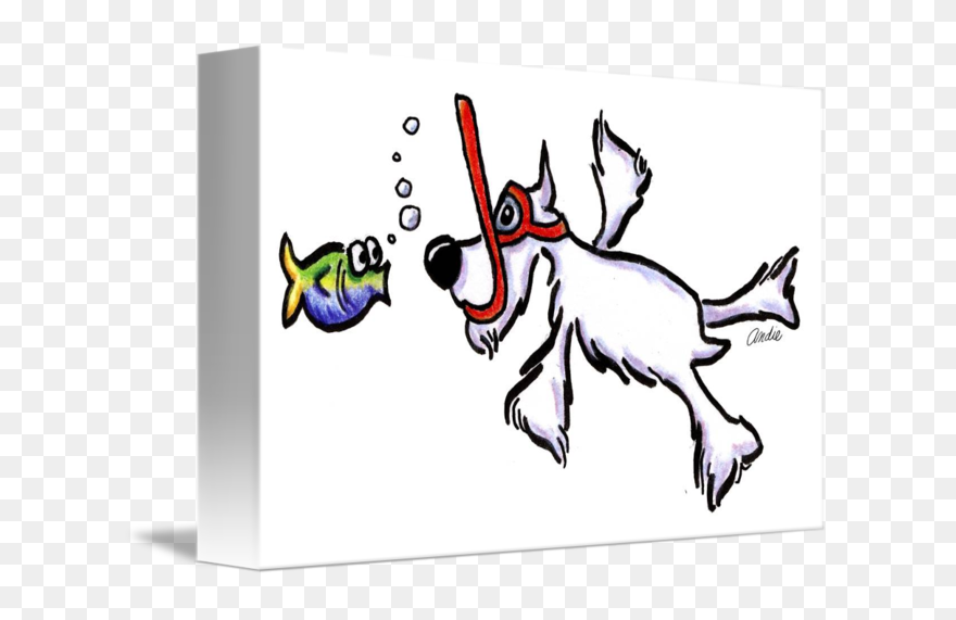 Snorkel Schnauzer - Schnauzer Clipart