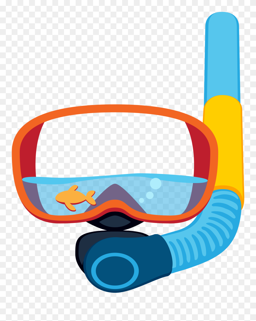 Transparent Mask And Snorkel Png Clipart