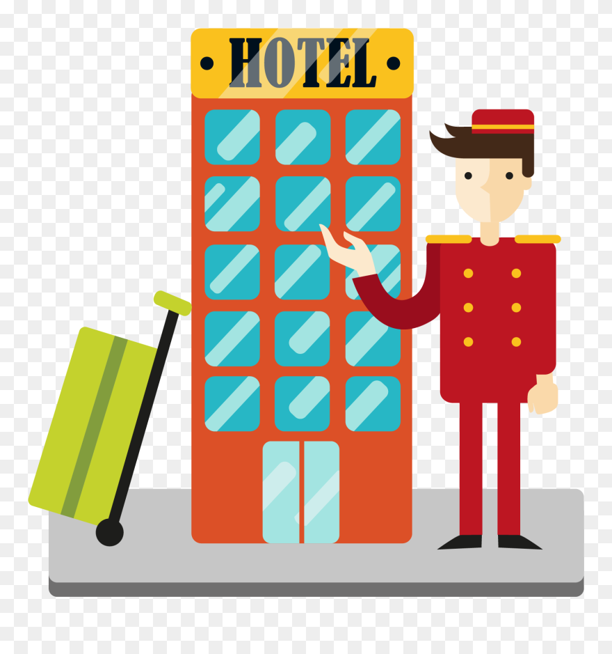 Transparent Customers Clipart - Infografia De Un Hotel - Png Download