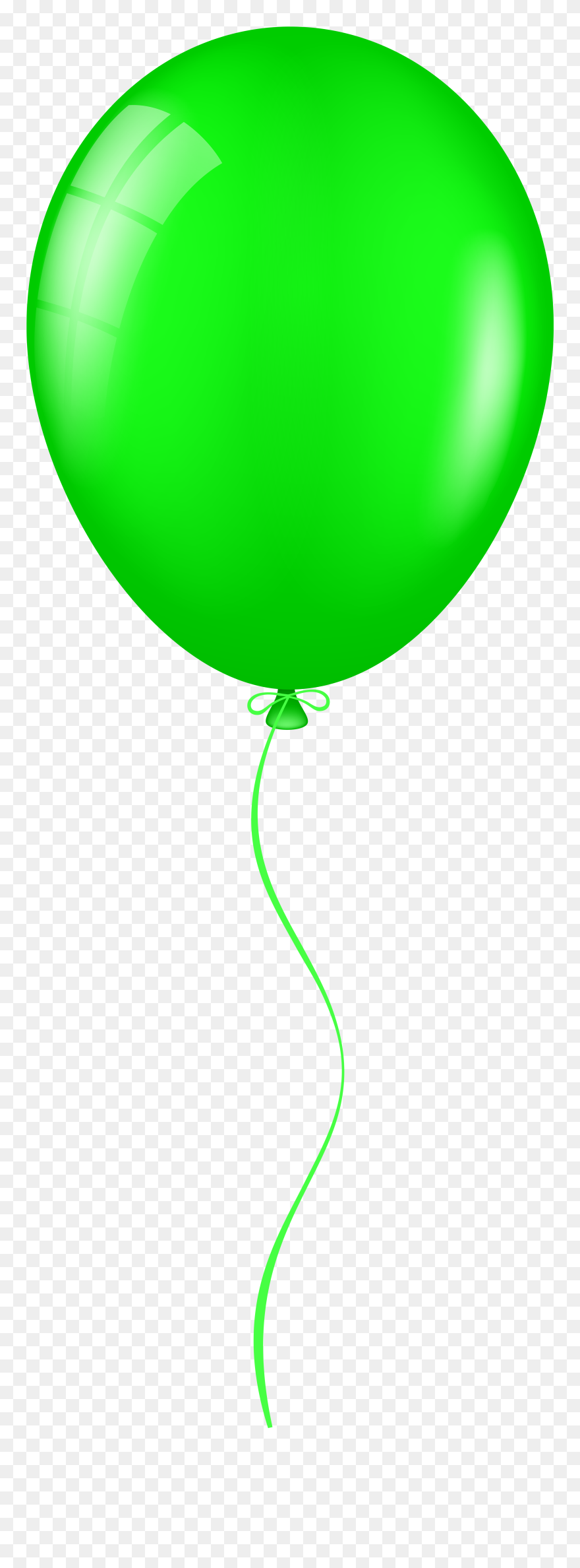 Green Balloon Png Clip Art - Шарик Воздушный Синий Transparent Png