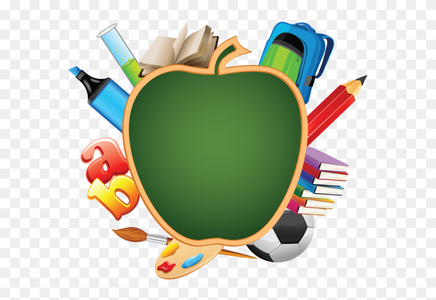 Utiles Escolares Animados Clipart