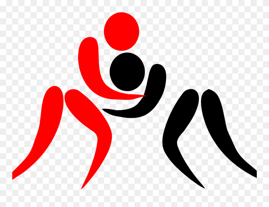 Girl Wrestling Clipart - Png Download