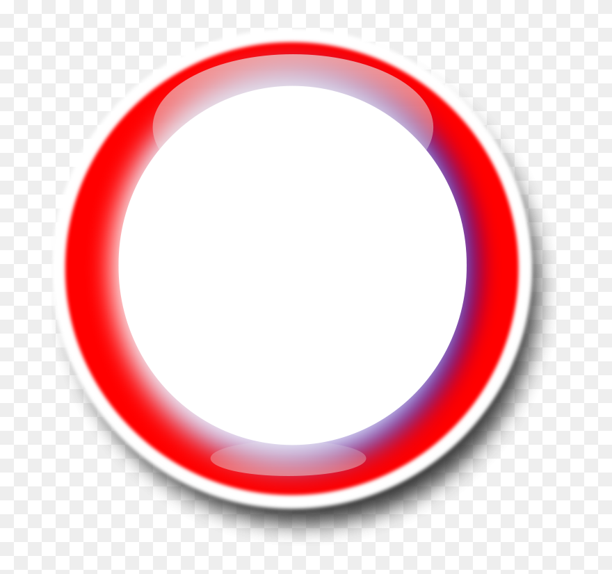 Red White Round Logo Clipart