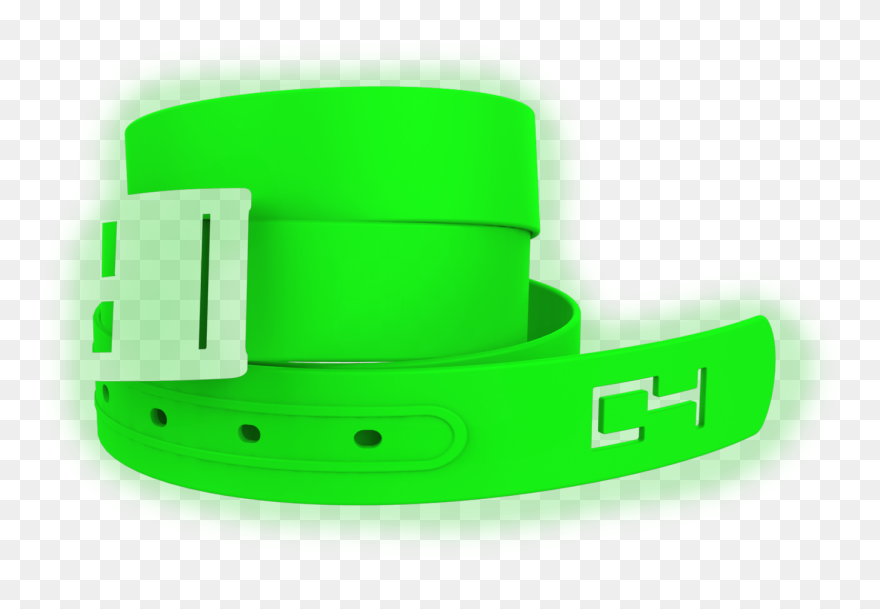 Glow Clipart Green - Belt - Png Download