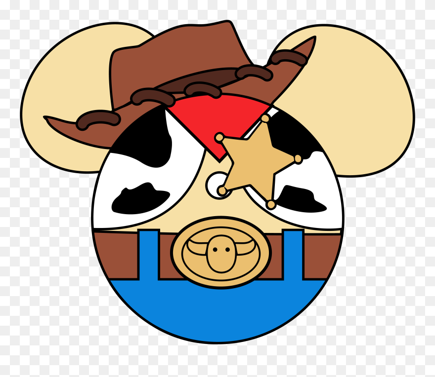 Cowboy Hat Clipart Toy Story Cowboy - Toy Story Woody Hat Drawing - Png Download