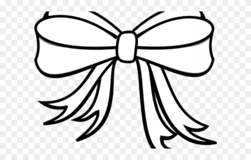 Transparent Award Ribbon Clipart Black And White - Ribbon Clipart Black And White Png