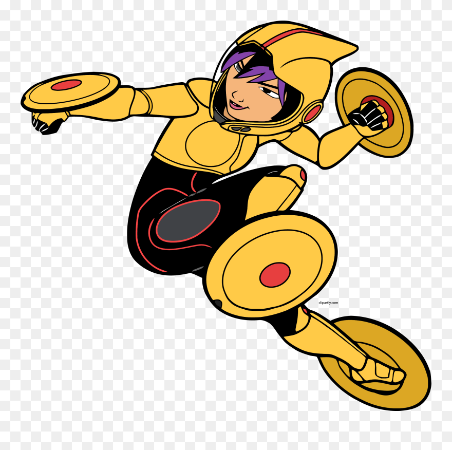 Gogo Tomago Fly Png Clipart - Big Hero Six Characters Clipart Transparent Png