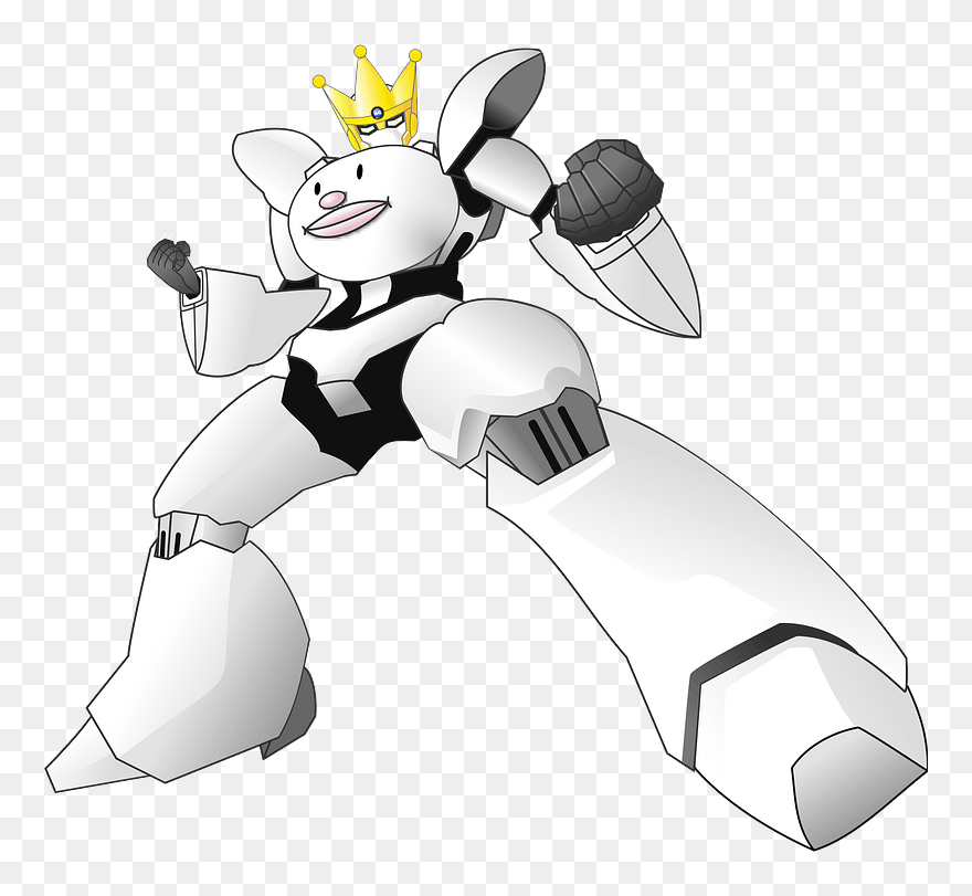 Robot Hero Clipart - Arigato Usagi - Png Download