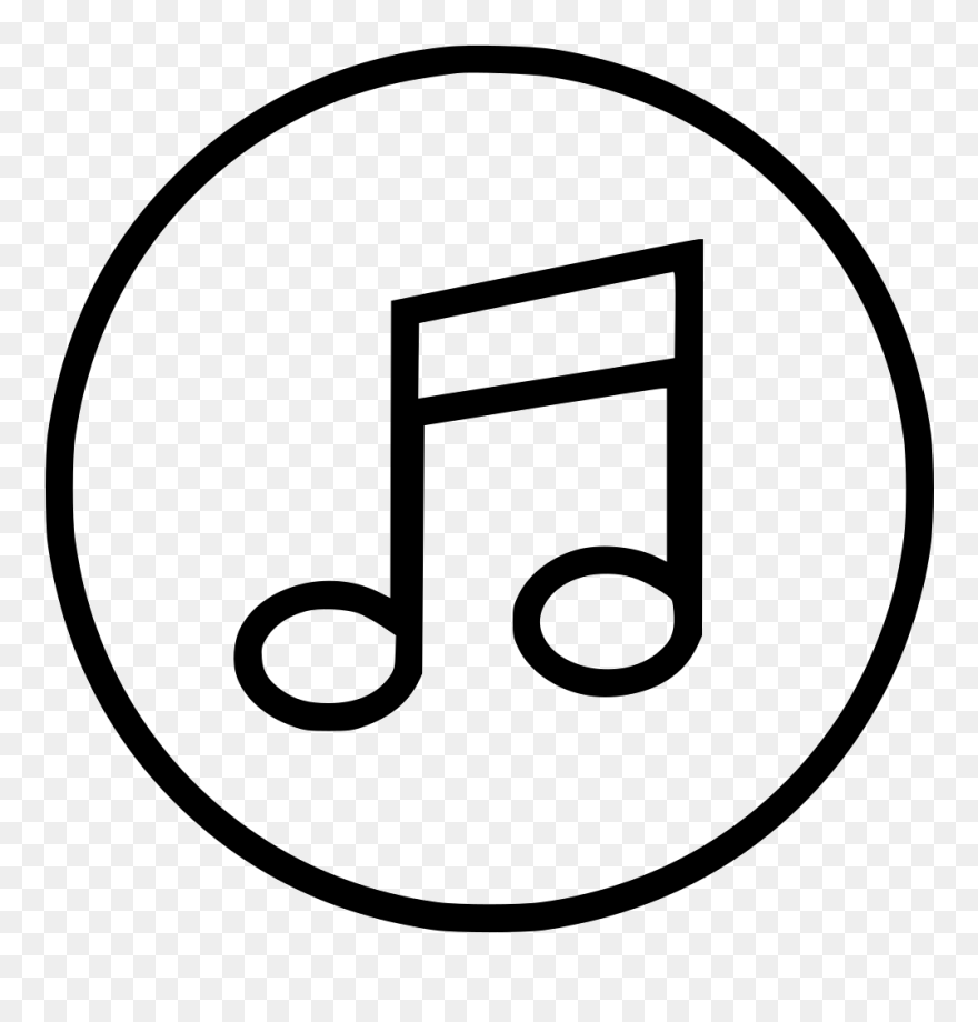 Music Sign Sound Compose Listen - Blue Music Note Icon Transparent Clipart