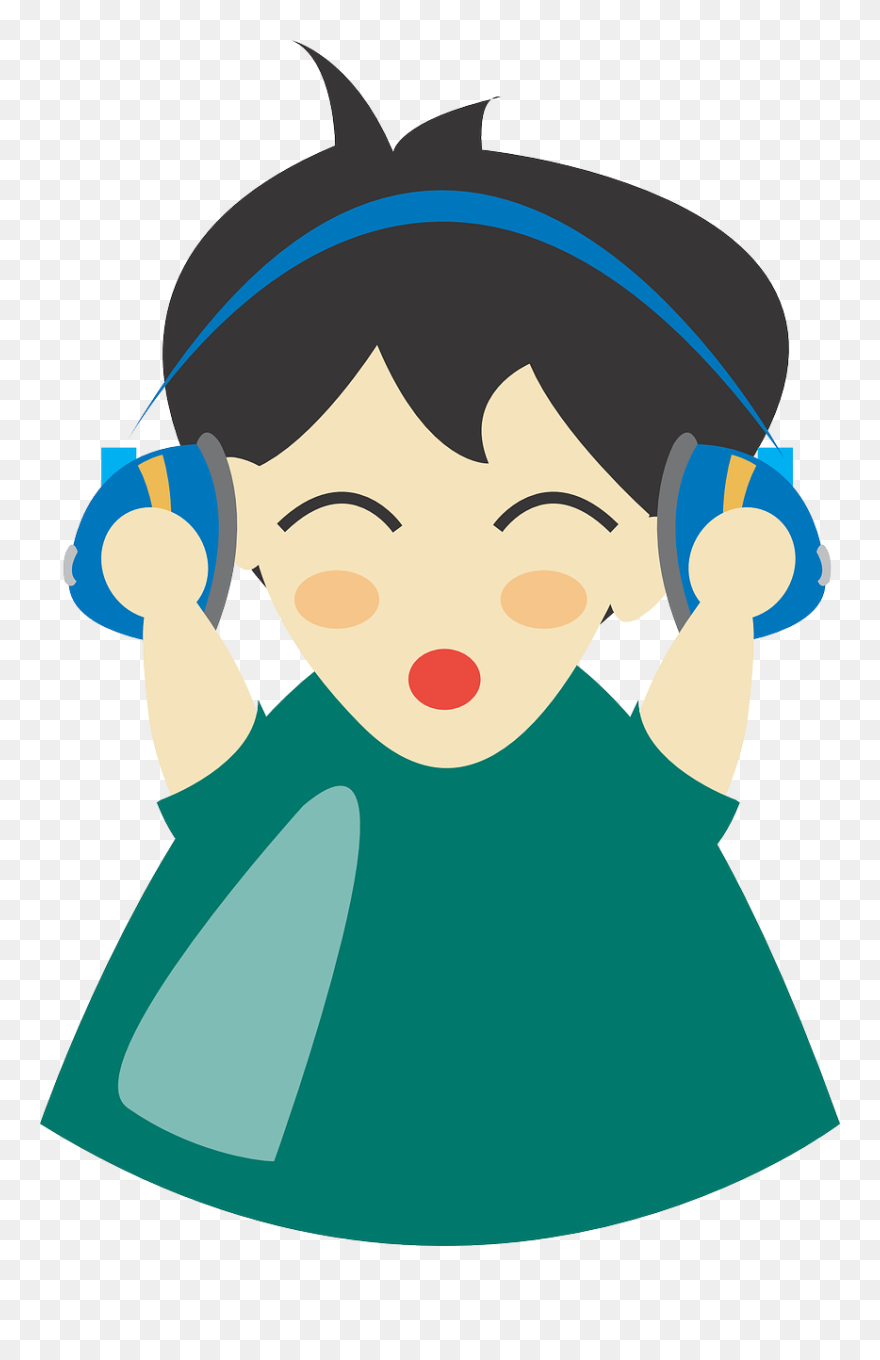 Vector Graphics,free Pictures, Free Photos, Free Images, - หู ฟัง เสียง Png Clipart