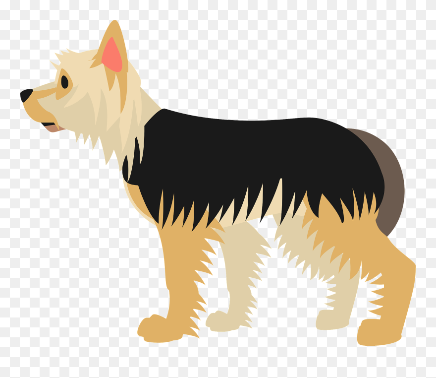 ヨークシャー テリア イラスト 横 Clipart
