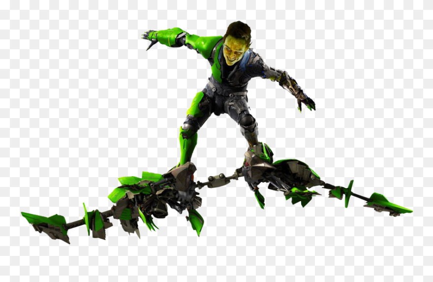Flying Green Goblin Png Clipart - Spider Man Green Goblin Png Transparent Png