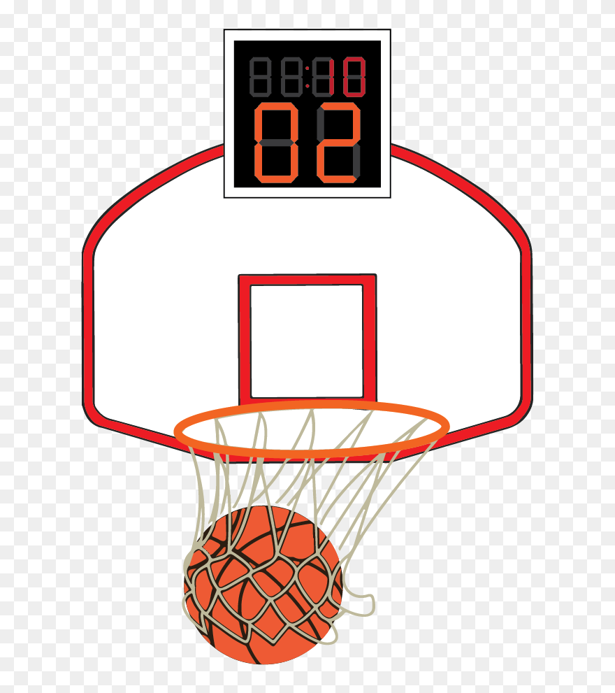 To Pass A Basketball Clipart Clip Art Black And White - Basketball Buzzer Clipart - Png Download