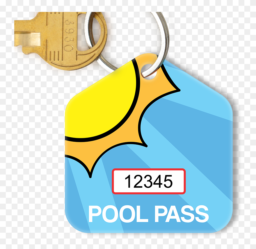 Keyring Clip Gate - Pentagon Shape Tag - Png Download